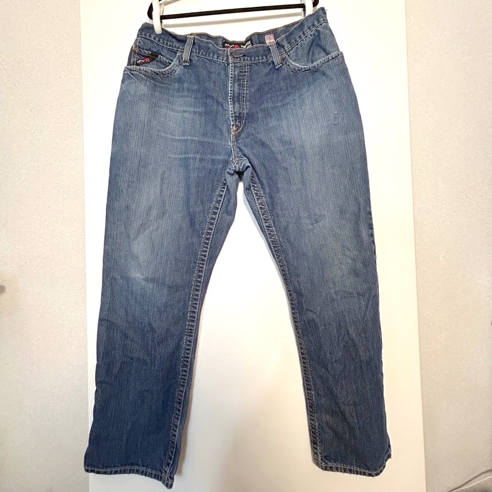 Ariat M4 FR LowRise Bootcut Men's Size 40/34 Denim‎ Jeans Fire Resistant